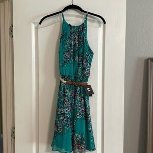 Beautiful green floral dress
